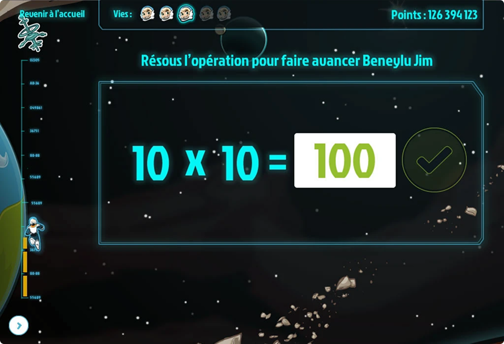 Jeu pédagogique Beneylu School